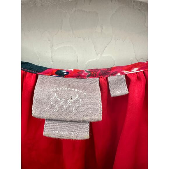 ANTHROPOLOGIE | Vanessa Virginia Tassel Patchwork Peasant Dress | Size XS - Picture 6 of 9